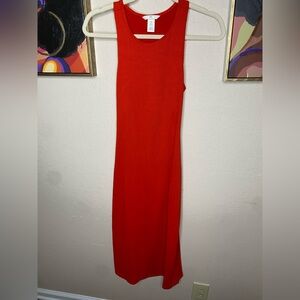 H&M Red Sheath Cocktail Dress